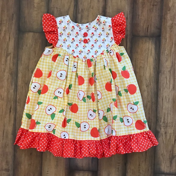 eleanor rose apple dress